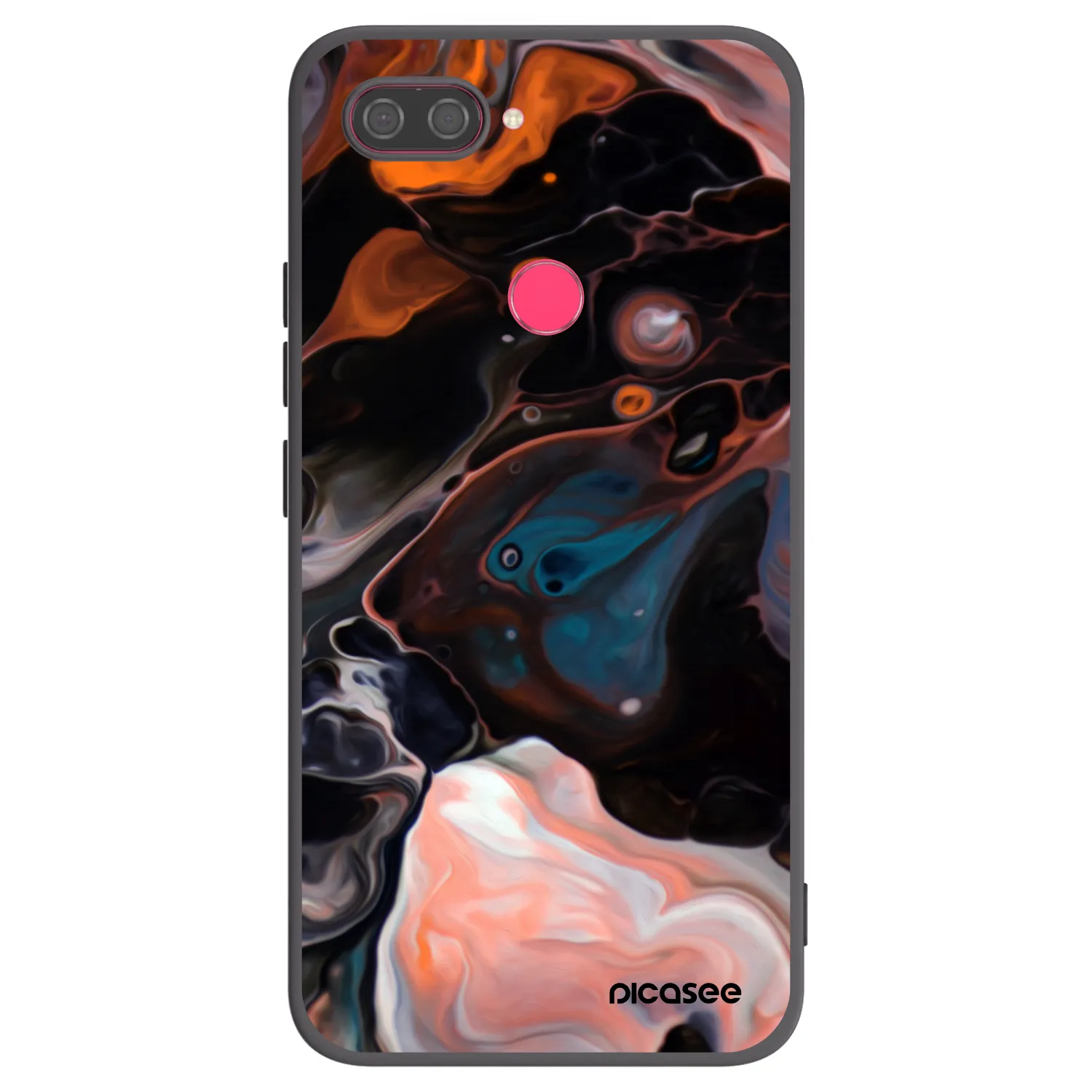 Picasee silikónový čierny obal pre Xiaomi Mi 8 Lite - Cream