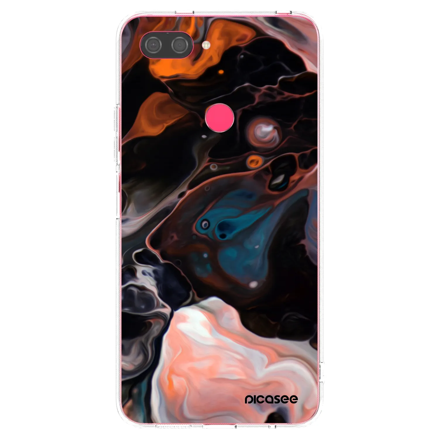 Picasee silikónový prehľadný obal pre Xiaomi Mi 8 Lite - Cream
