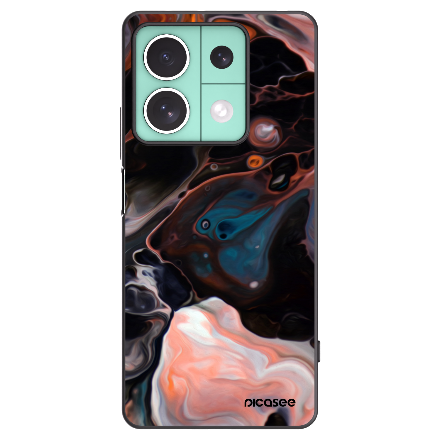 Picasee silikónový čierny obal pre Xiaomi Redmi Note 13 5G - Cream