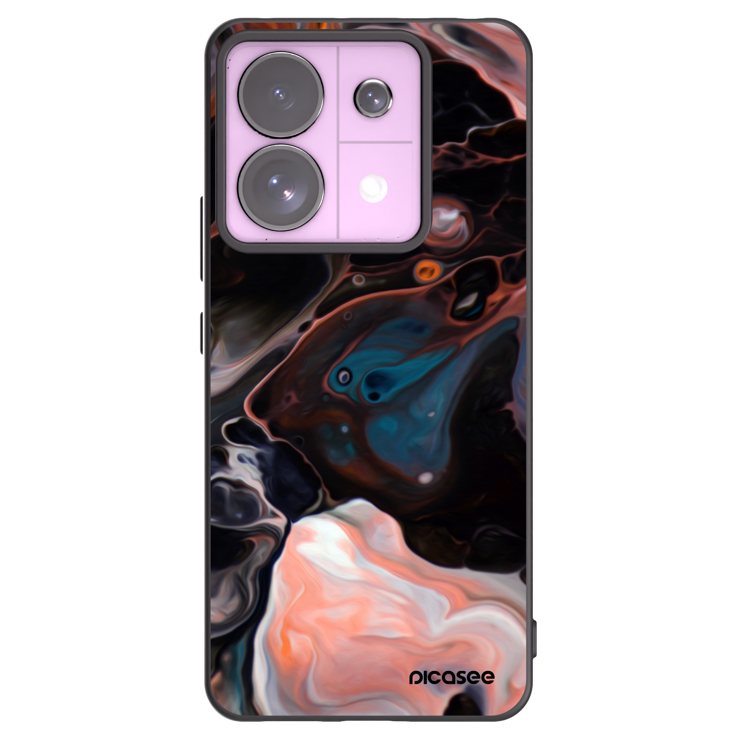 Picasee silikónový čierny obal pre Xiaomi Redmi Note 13 Pro 5G - Cream