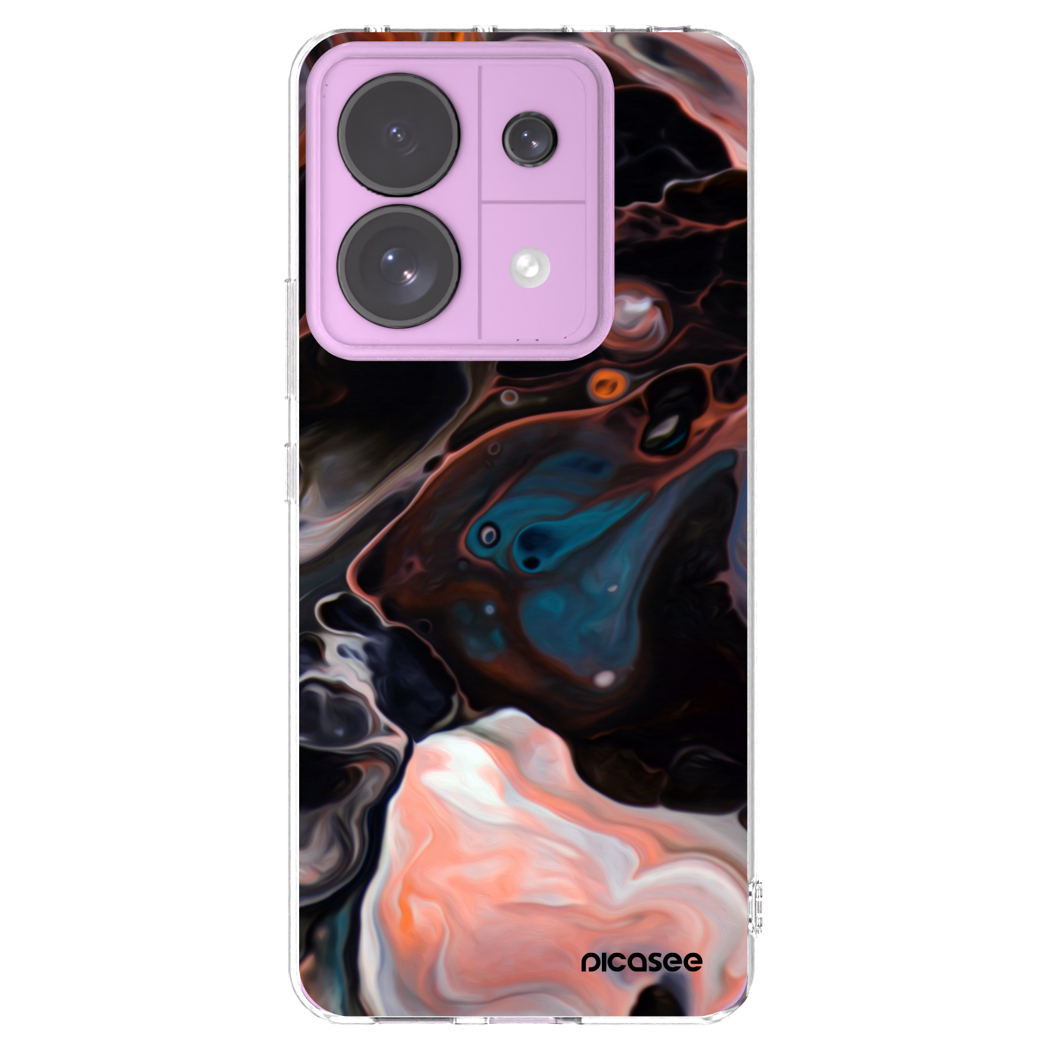 Picasee silikónový prehľadný obal pre Xiaomi Redmi Note 13 Pro 5G - Cream