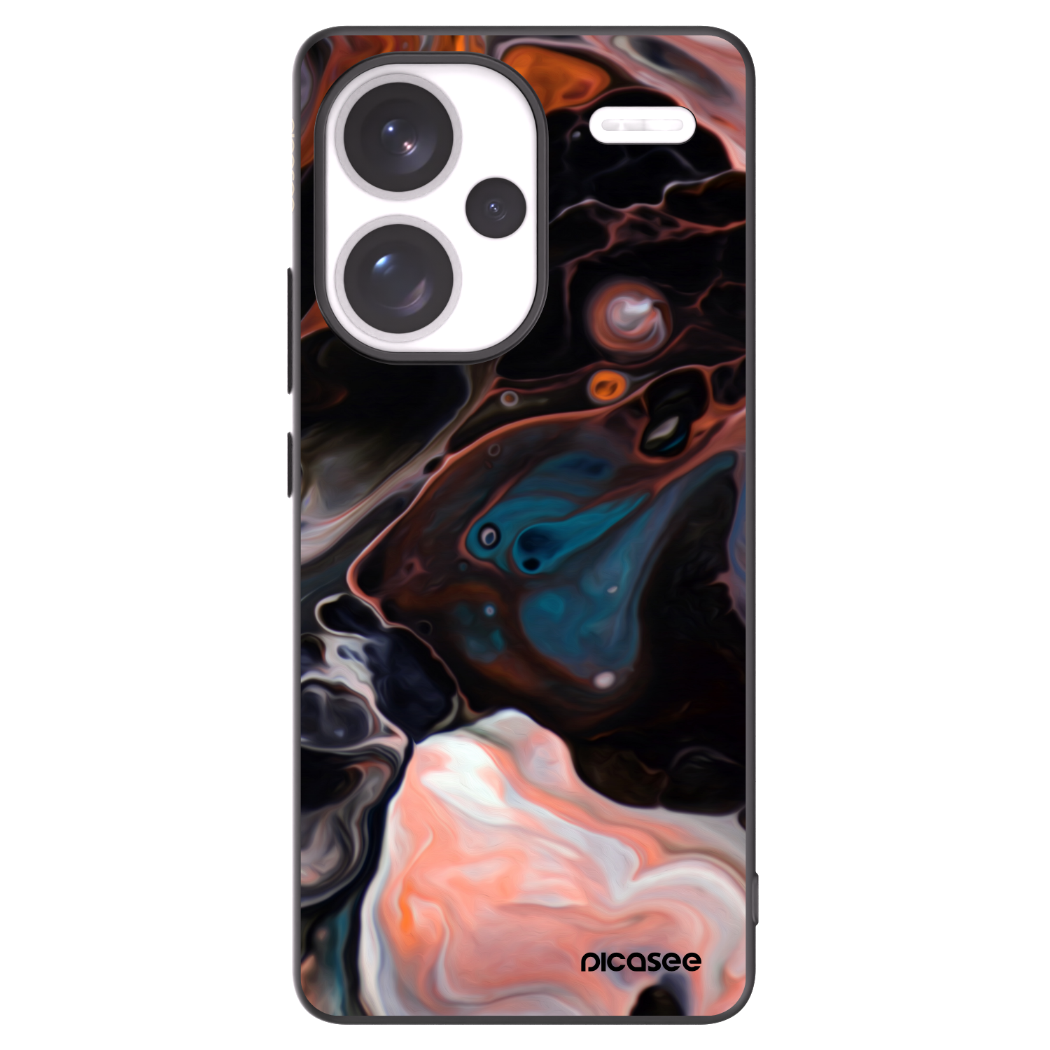 Picasee silikónový čierny obal pre Xiaomi Redmi Note 13 Pro+ 5G - Cream