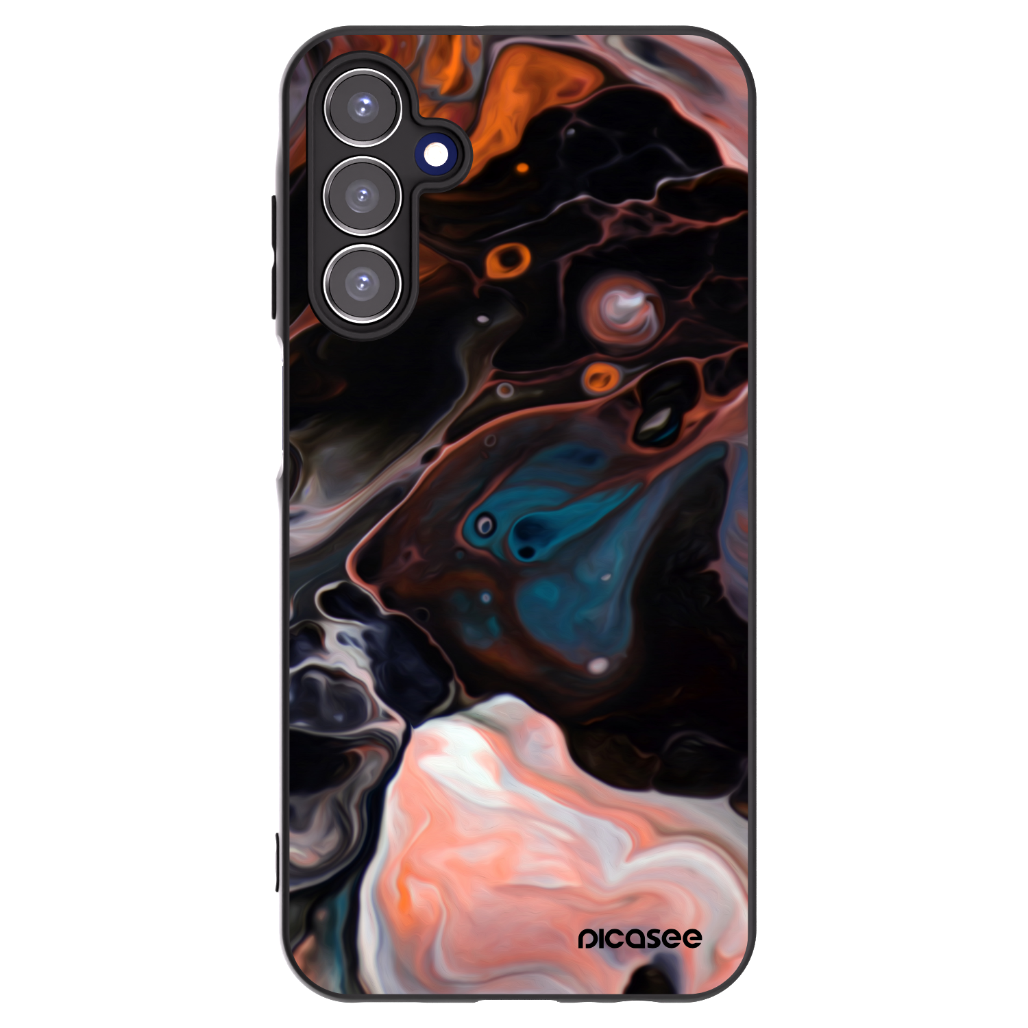 Picasee silikónový čierny obal pre Samsung Galaxy A15 A155F 4G - Cream