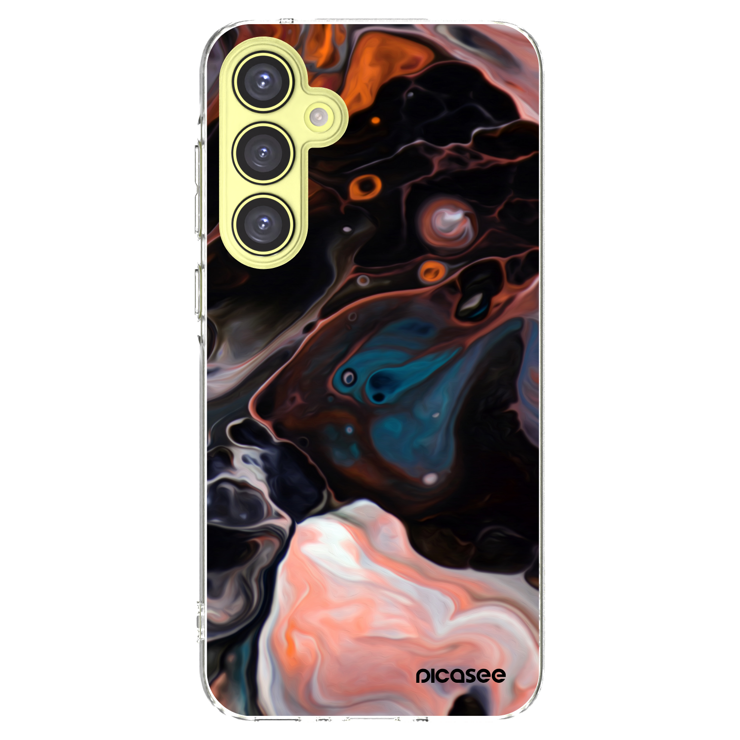 Picasee silikónový prehľadný obal pre Samsung Galaxy A35 5G A356B - Cream