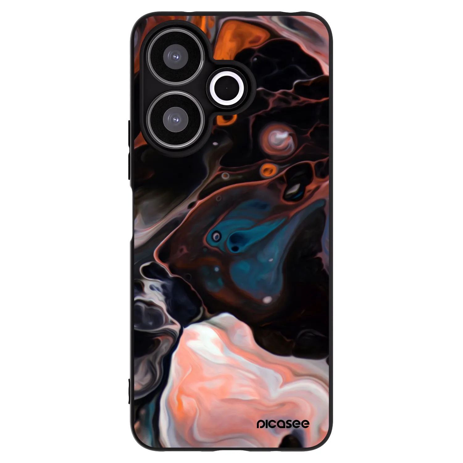 Silikónový čierny obal pre Xiaomi Redmi 13 4G - Cream