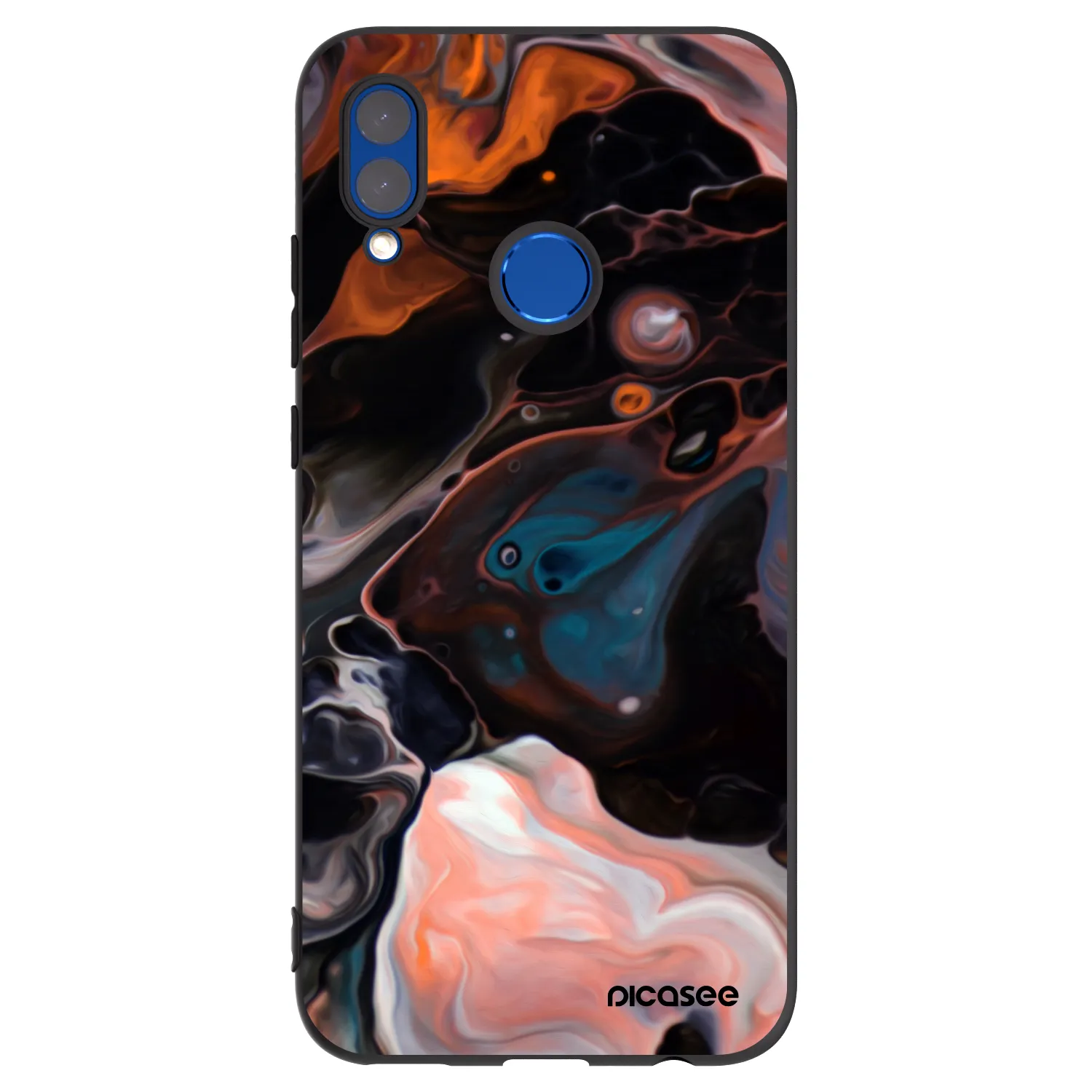 Picasee silikónový čierny obal pre Huawei P Smart 2019 - Cream