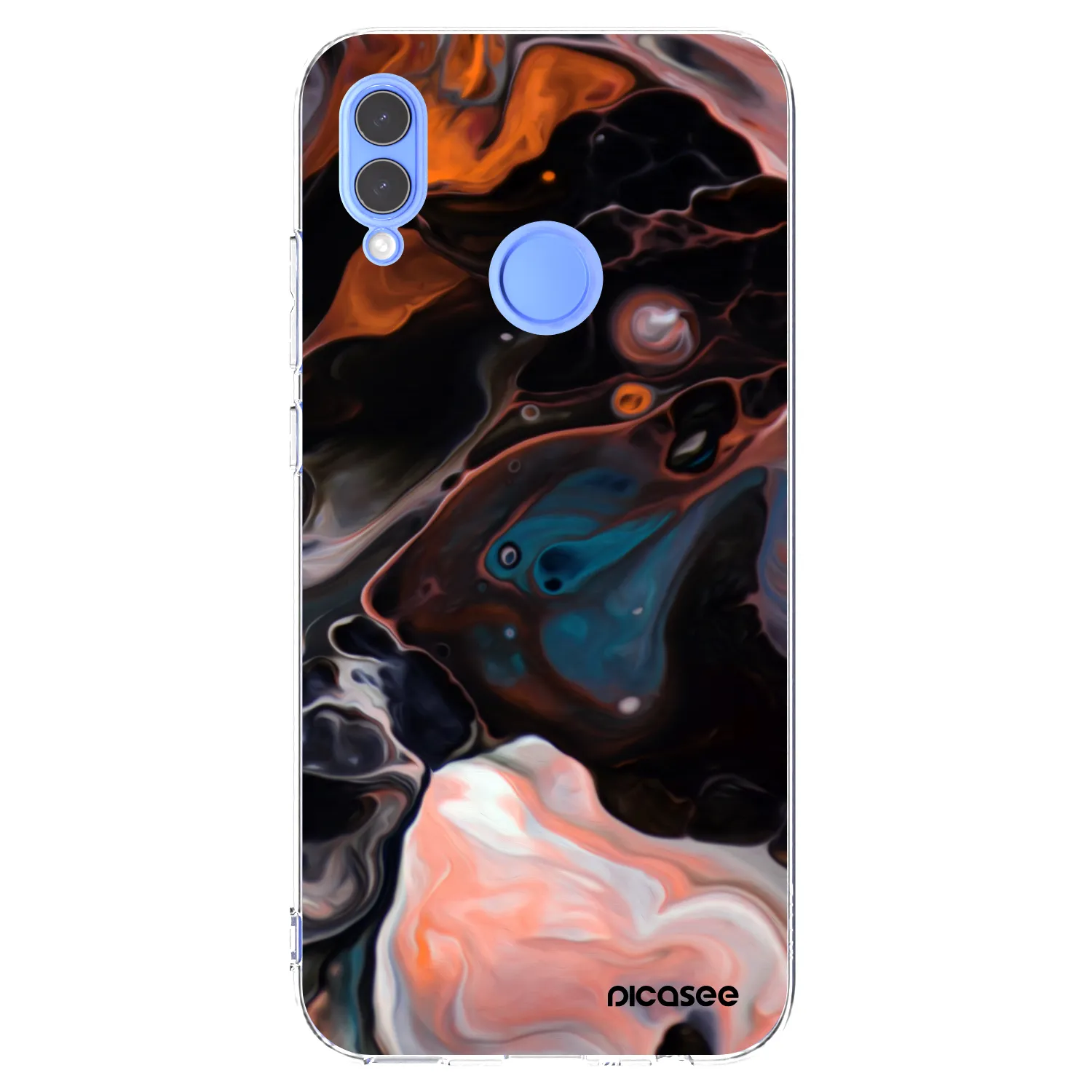 Picasee silikónový prehľadný obal pre Huawei P Smart 2019 - Cream