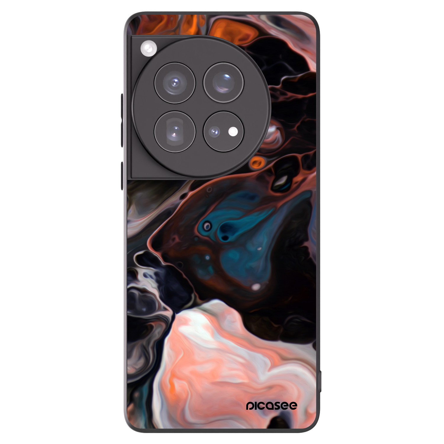 Silikónový čierny obal pre OnePlus 12 5G - Cream