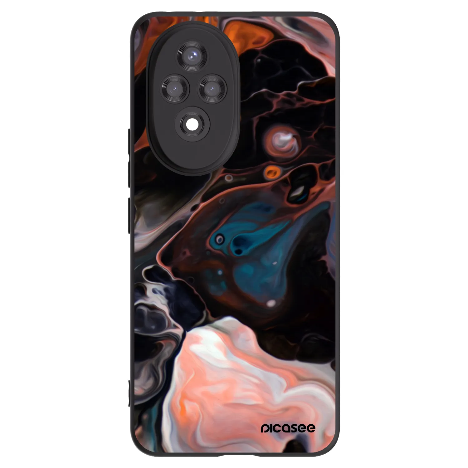 Picasee silikónový čierny obal pre Honor 200 Pro 5G - Cream