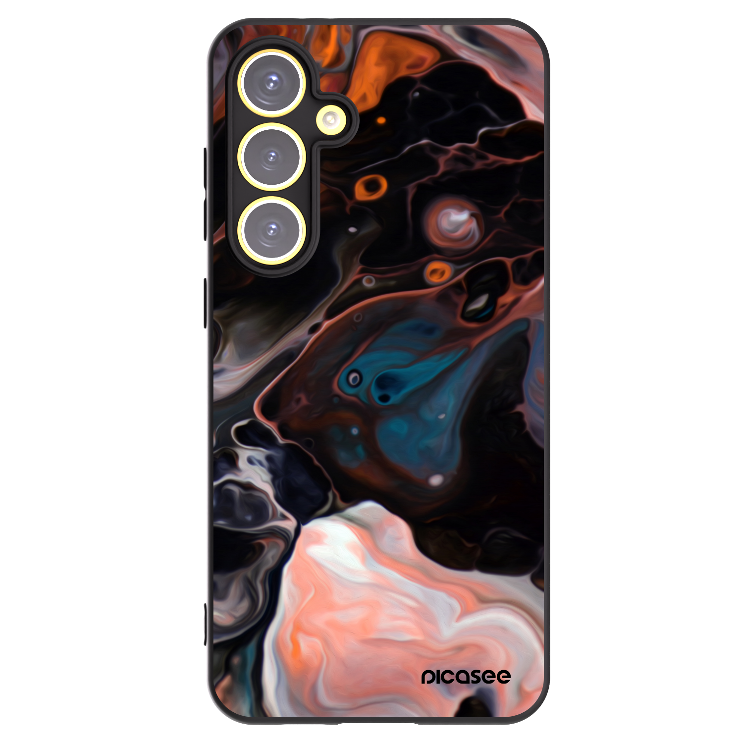 Picasee silikónový čierny obal pre Samsung Galaxy S24 FE S721B - Cream