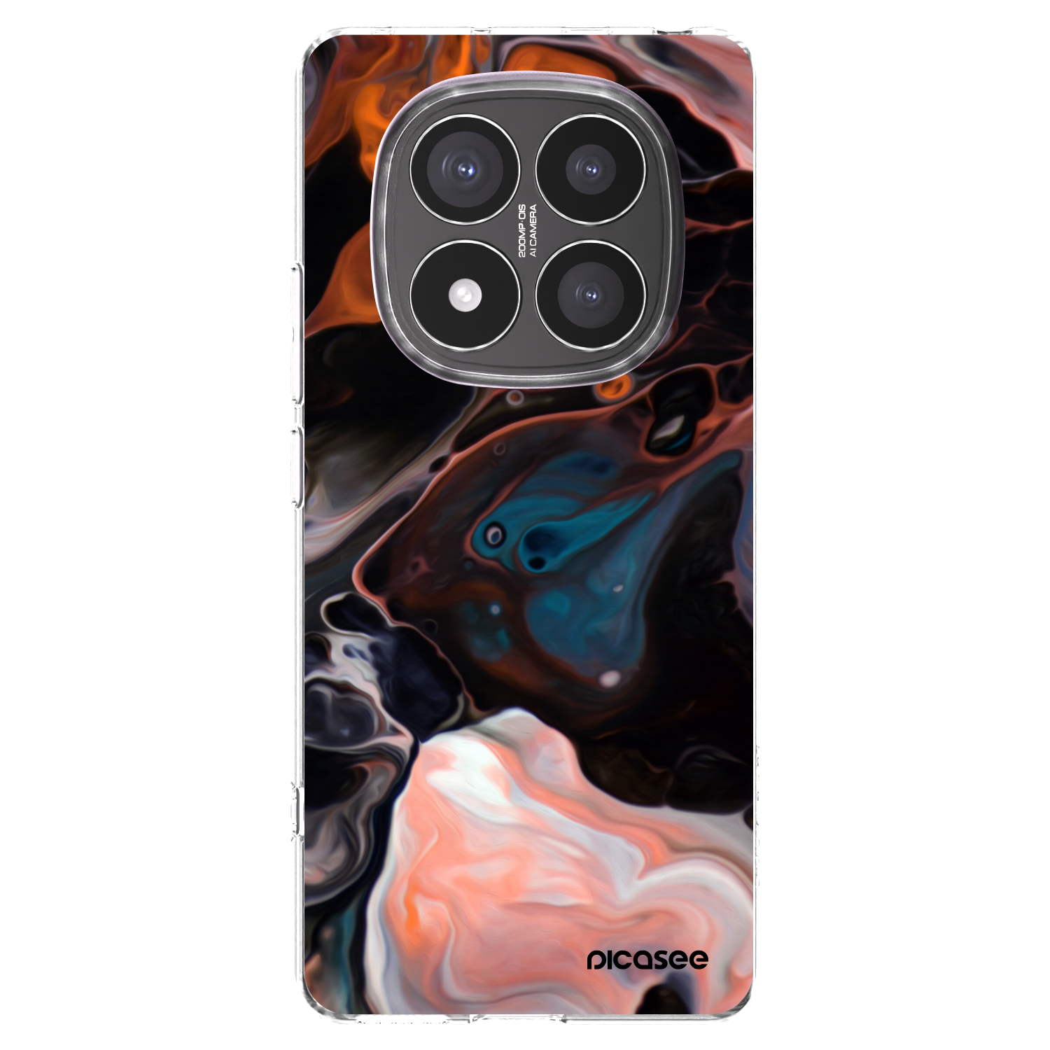 Picasee silikónový prehľadný obal pre Xiaomi Redmi Note 14 Pro+ 5G - Cream