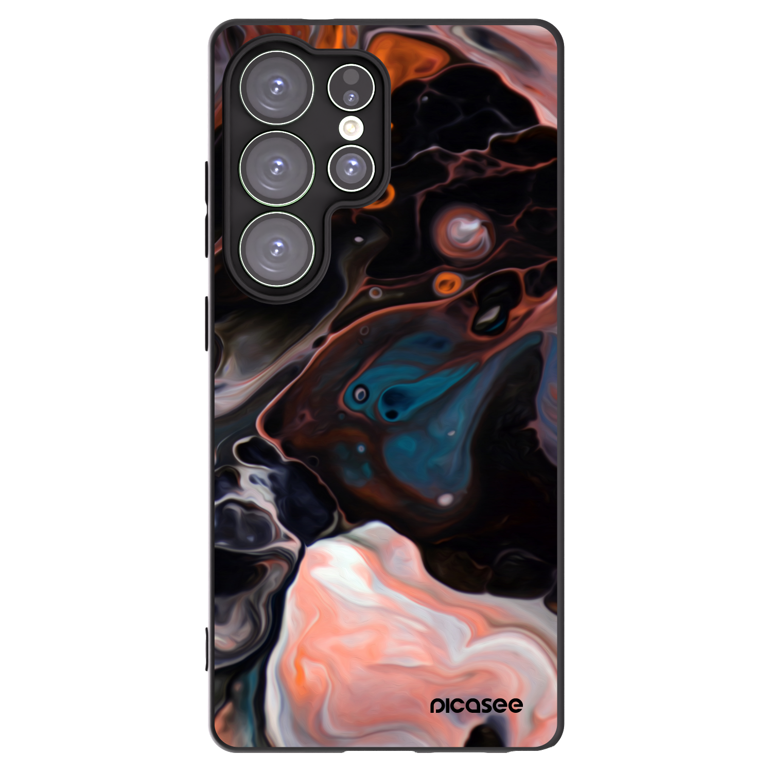 Picasee silikónový čierny obal pre Samsung Galaxy S25 Ultra 5G - Cream