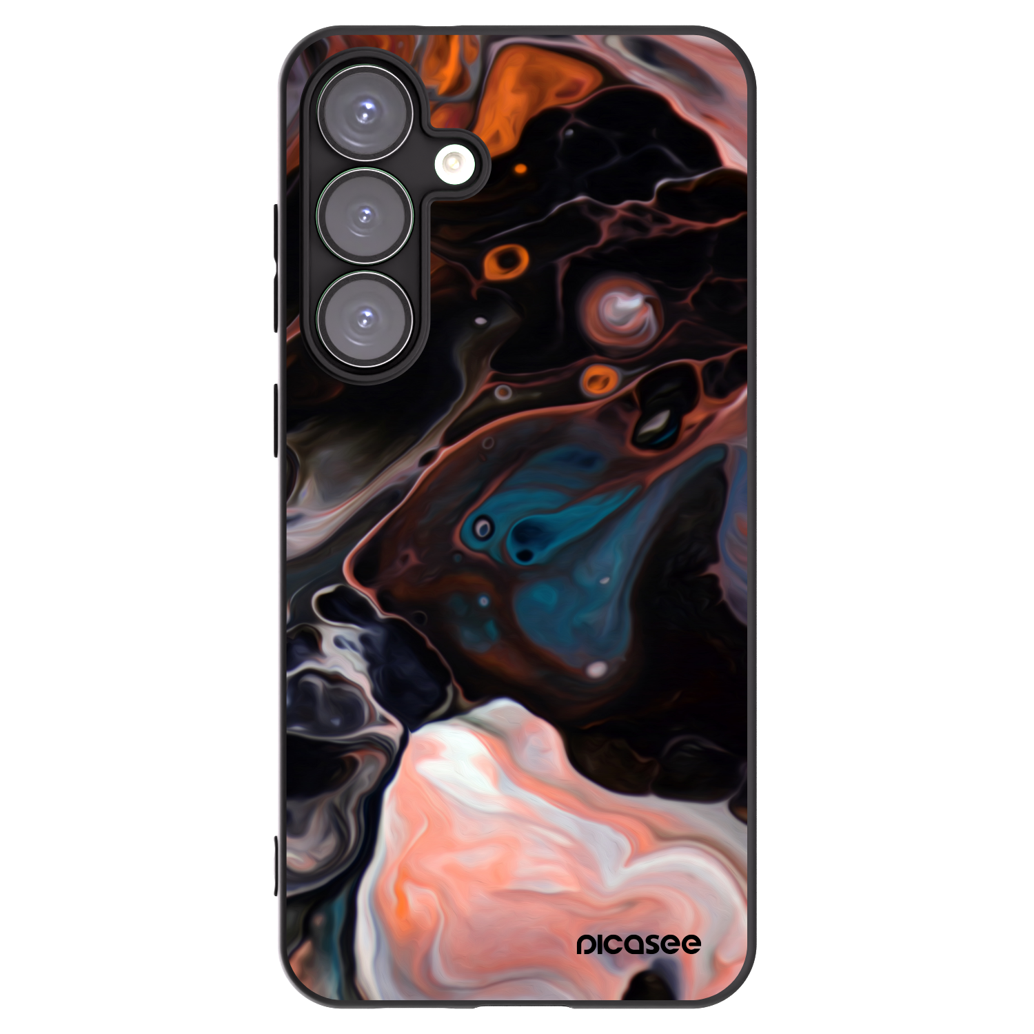 Picasee silikónový čierny obal pre Samsung Galaxy S25+ 5G - Cream
