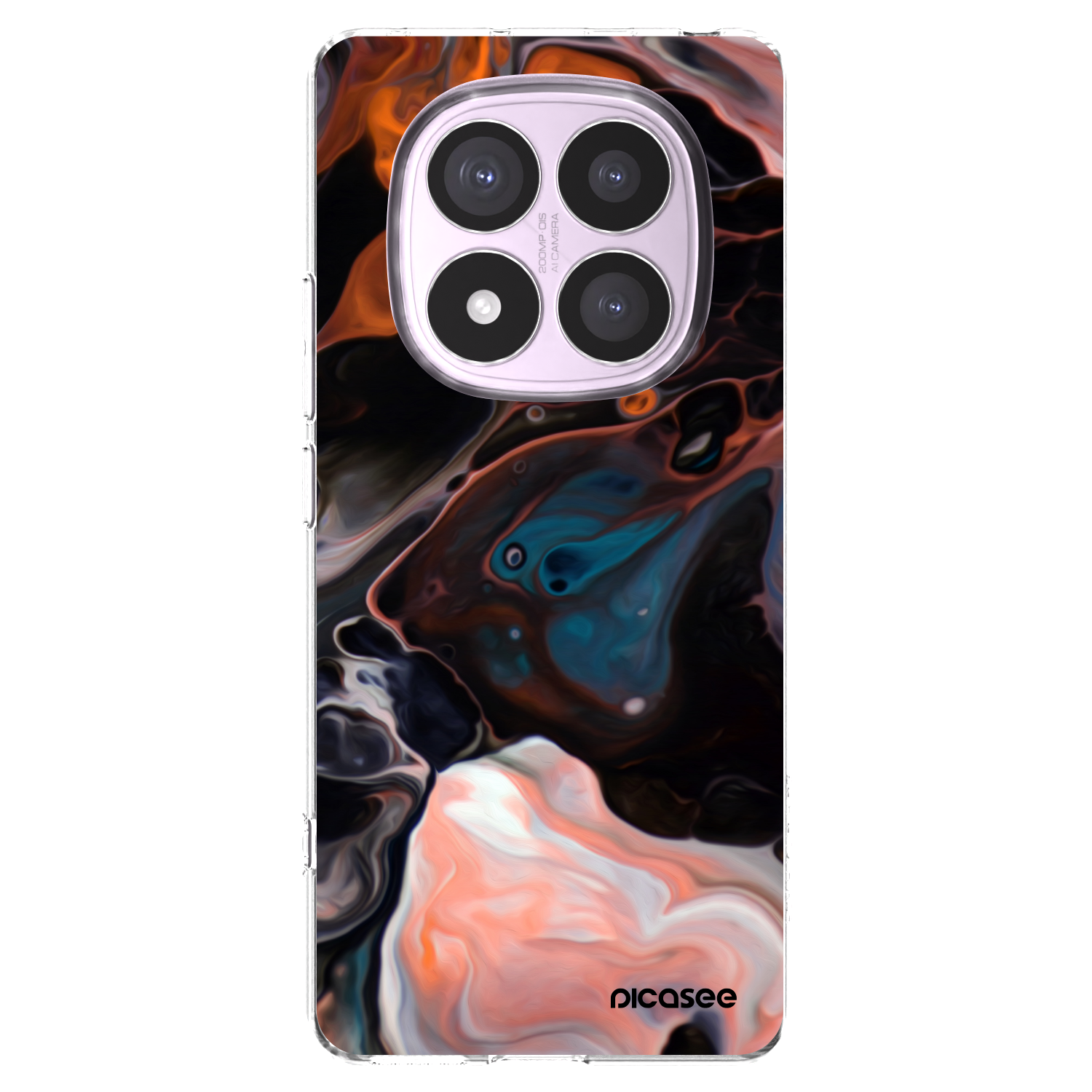 Silikónový prehľadný obal pre Xiaomi Redmi Note 14 Pro 4G - Cream