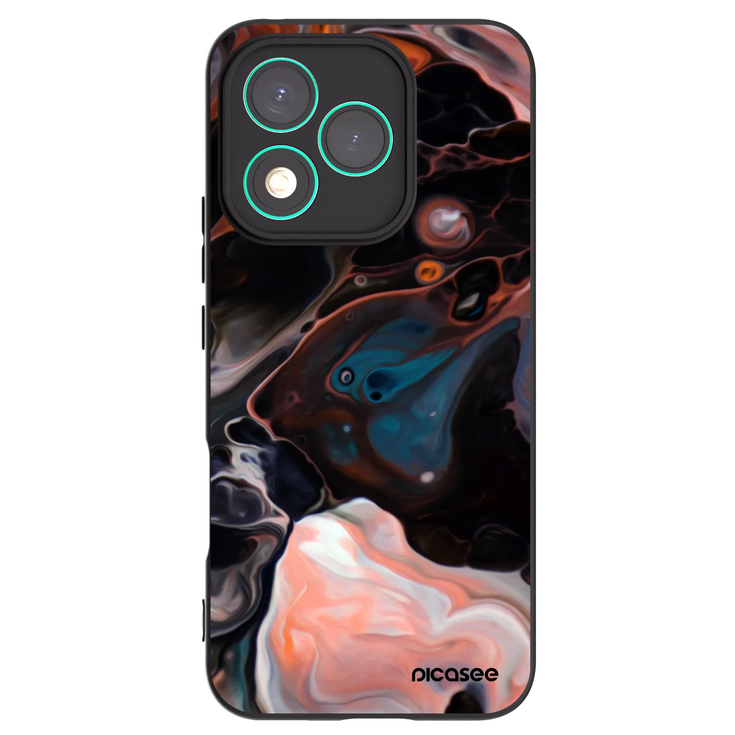 Picasee silikónový čierny obal pre Honor 400 Lite 5G - Cream