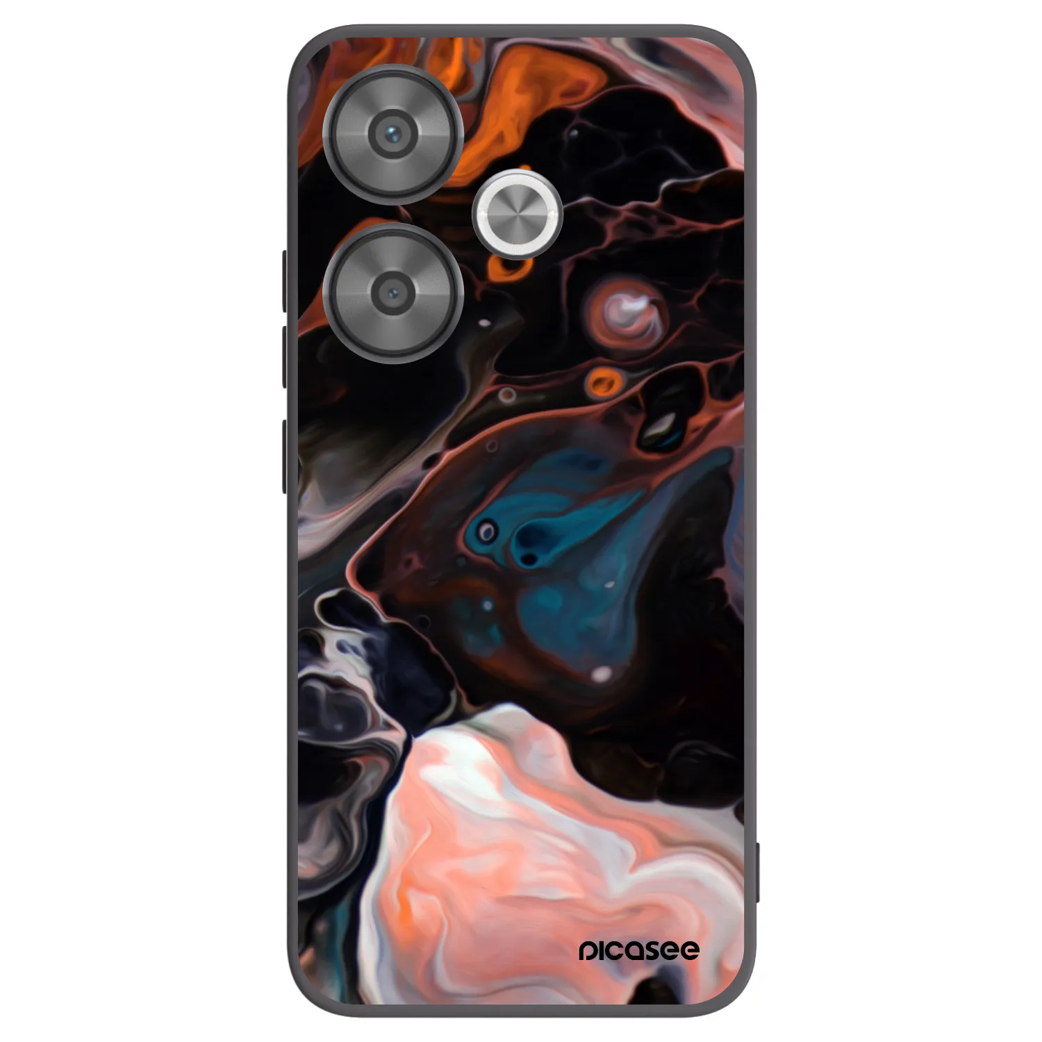Silikónový čierny obal pre Xiaomi Poco F6 - Cream