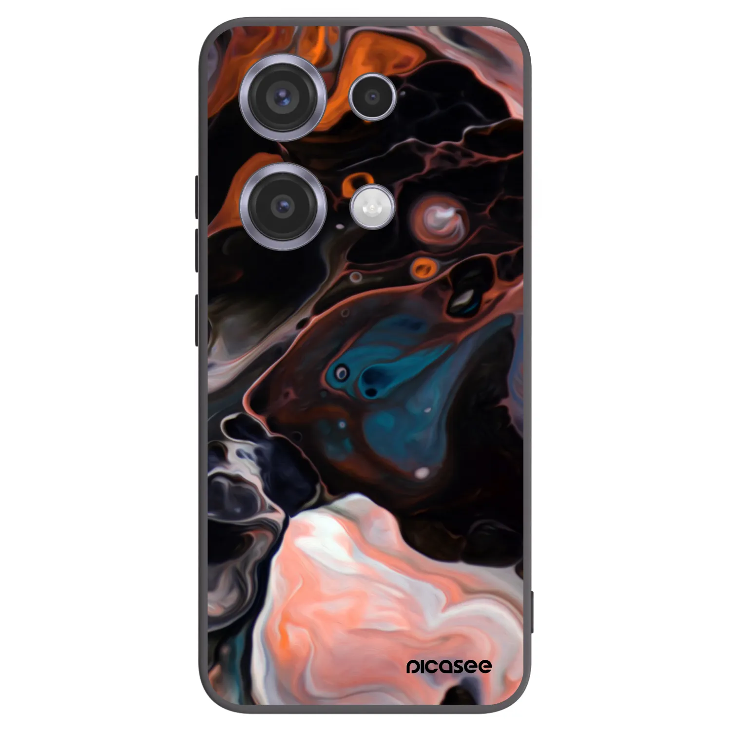 Picasee silikónový čierny obal pre Xiaomi Redmi Note 14S - Cream