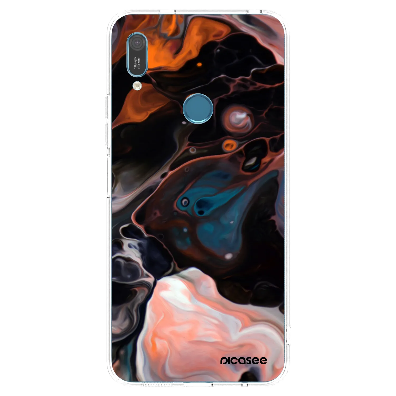 Picasee silikónový prehľadný obal pre Huawei Y6 2019 - Cream