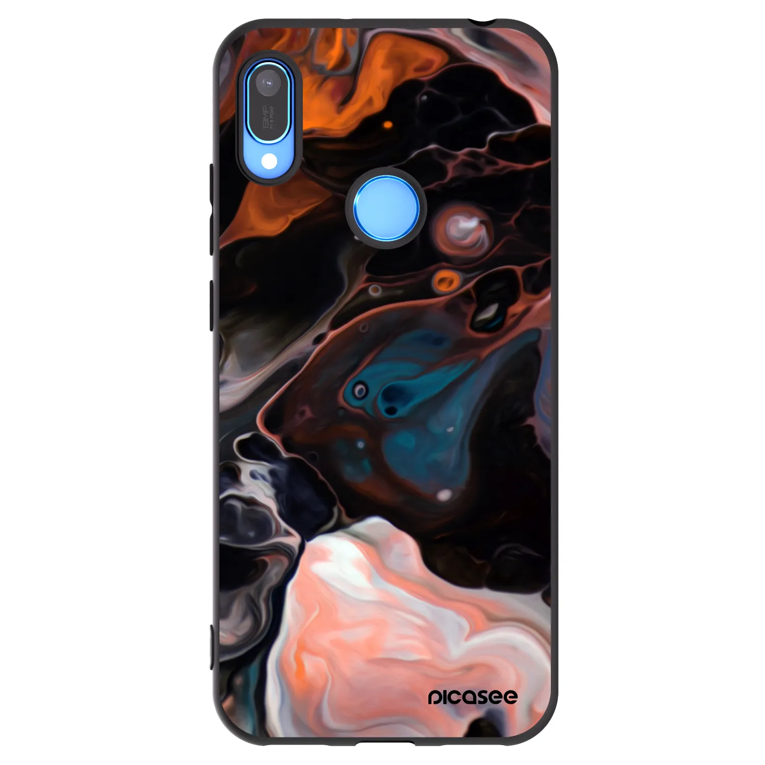 Picasee silikónový čierny obal pre Huawei Y6 2019 - Cream