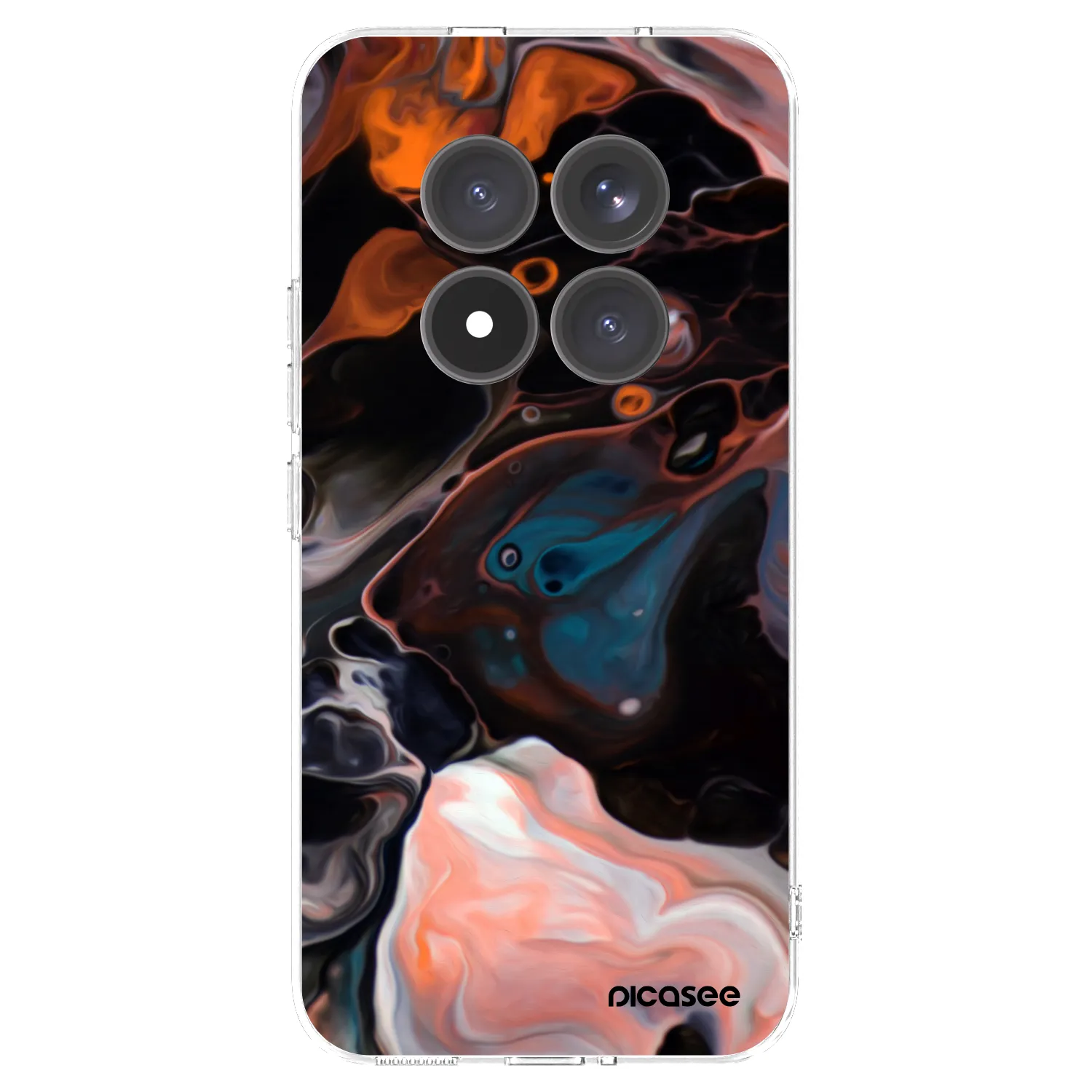 Silikónový prehľadný obal pre Xiaomi Redmi Note 15 Pro+ - Cream