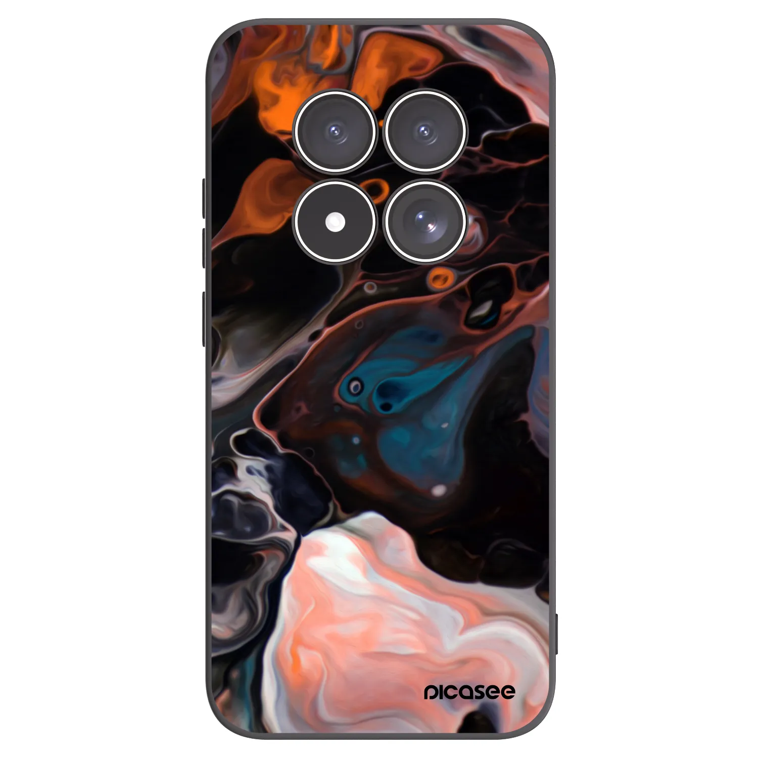 Picasee silikónový čierny obal pre Xiaomi Redmi Note 15 Pro 5G - Cream