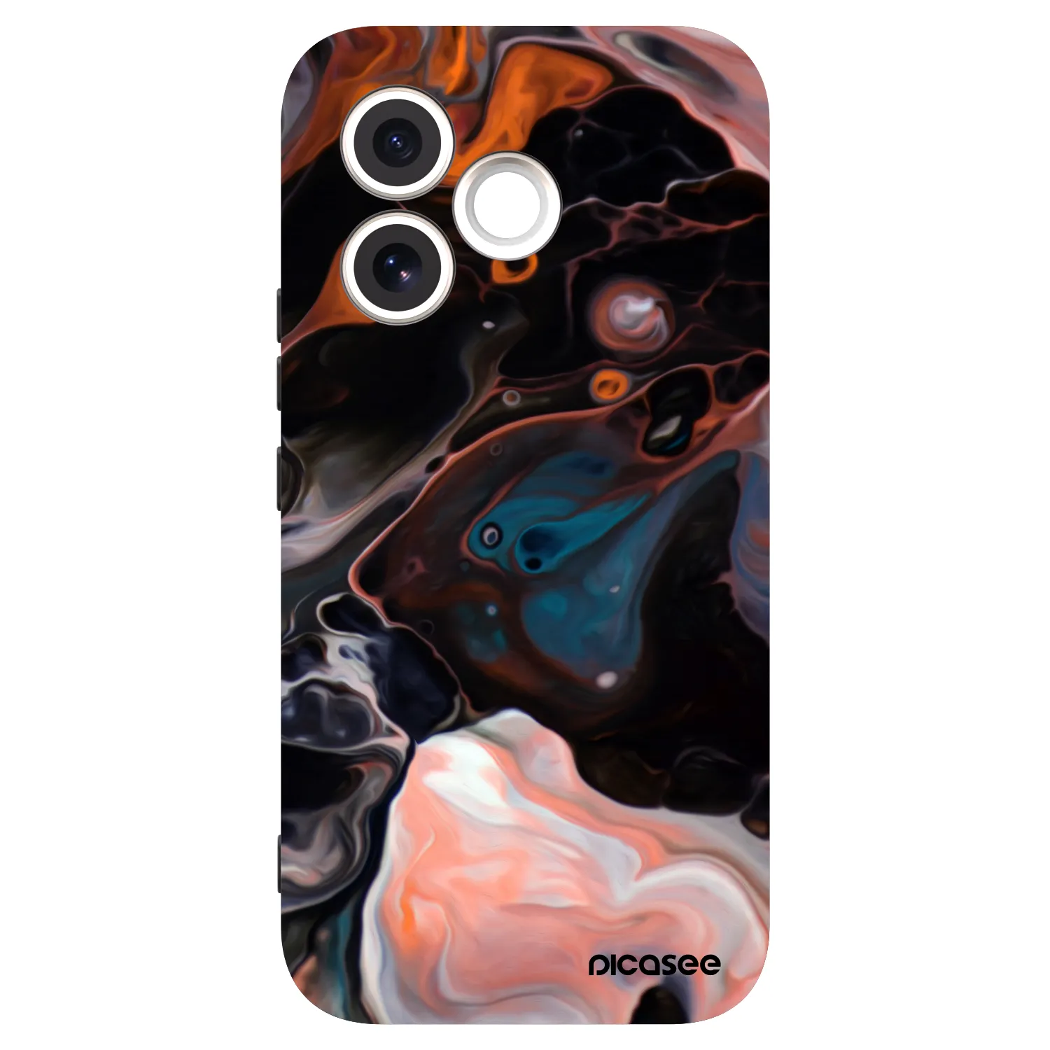 Picasee silikónový čierny obal pre Honor 600 Lite - Cream