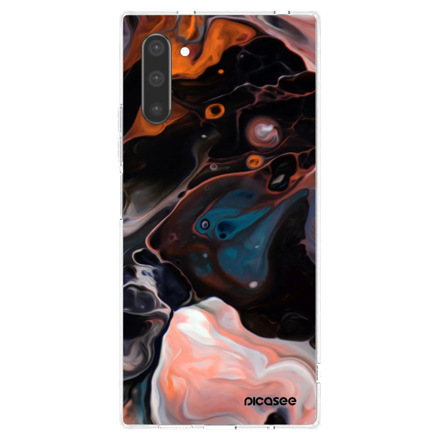Picasee silikónový prehľadný obal pre Samsung Galaxy Note 10 N970F - Cream
