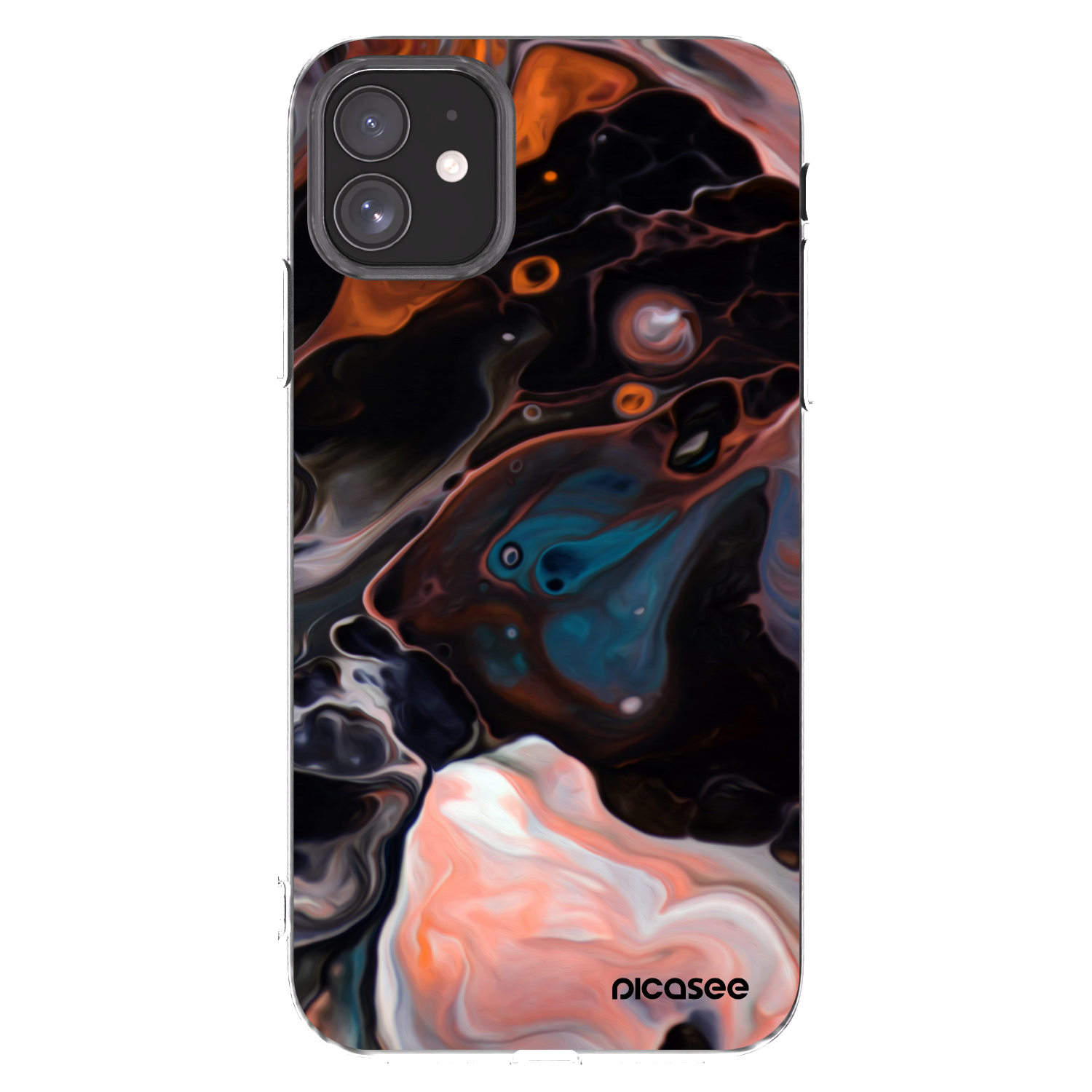 Picasee silikónový prehľadný obal pre Apple iPhone 11 - Cream
