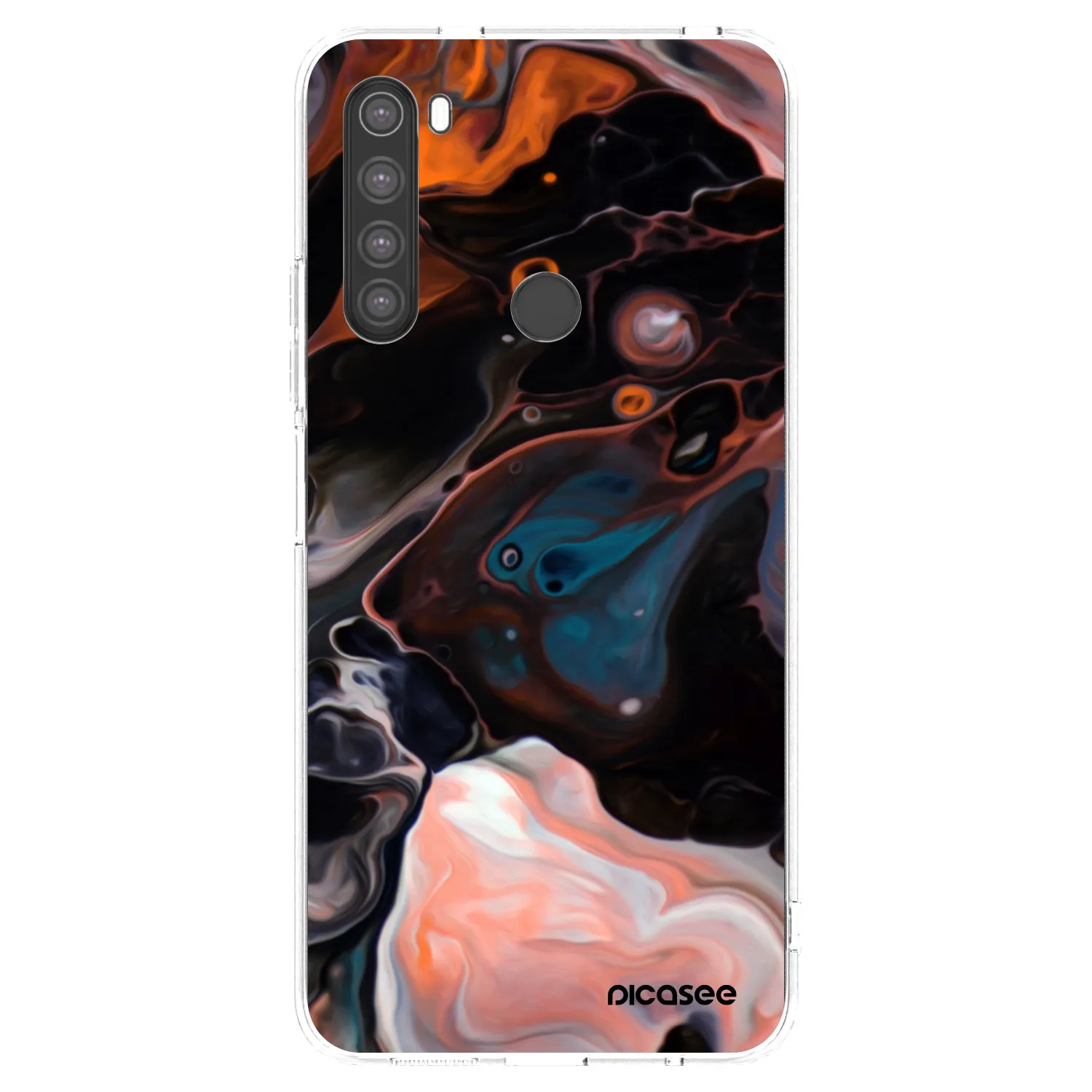 Picasee silikónový prehľadný obal pre Xiaomi Redmi Note 8 - Cream