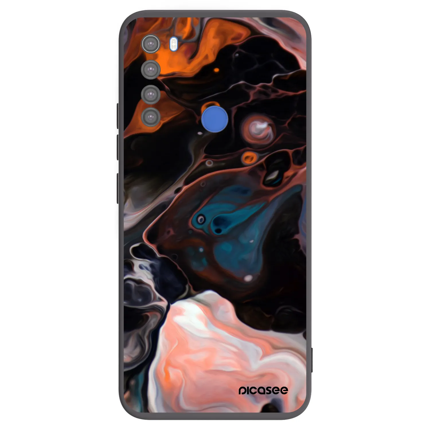 Picasee silikónový čierny obal pre Xiaomi Redmi Note 8T - Cream