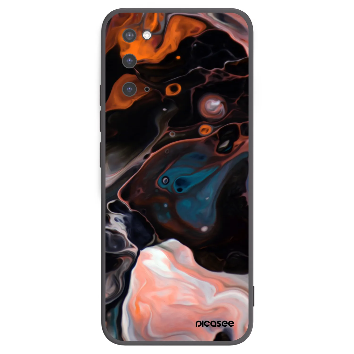 Picasee silikónový čierny obal pre Samsung Galaxy S20 G980F - Cream