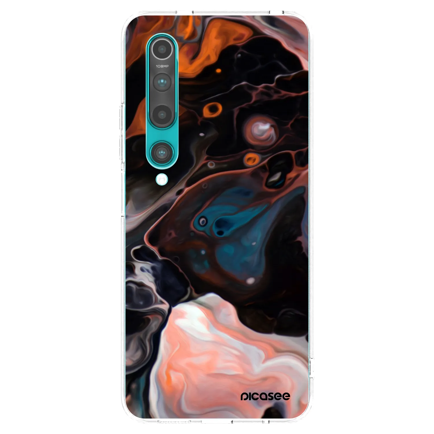 Picasee silikónový prehľadný obal pre Xiaomi Mi 10 - Cream