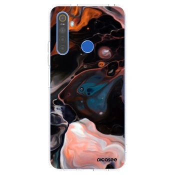 Picasee silikónový prehľadný obal pre Realme 5 - Cream