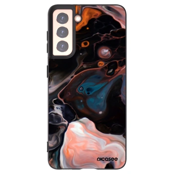Picasee silikónový čierny obal pre Samsung Galaxy S21 5G G991B - Cream