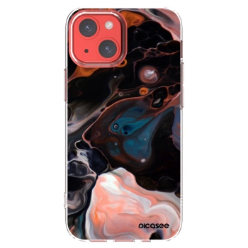 Picasee silikónový prehľadný obal pre Apple iPhone 13 mini - Cream