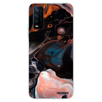 Picasee silikónový prehľadný obal pre Vivo Y11s - Cream