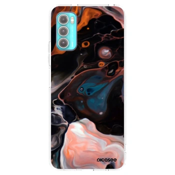 Picasee silikónový prehľadný obal pre Motorola Moto G60 - Cream