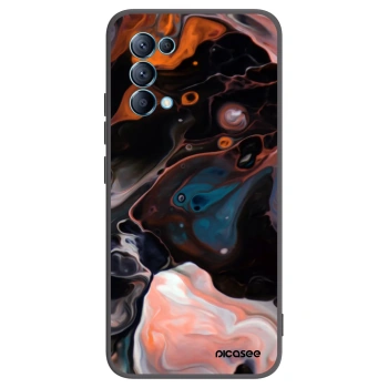 Picasee silikónový čierny obal pre OPPO Reno 5 5G - Cream