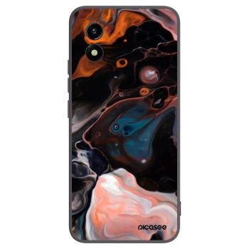Picasee silikónový čierny obal pre Vivo Y01 - Cream