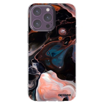 Picasee silikónový prehľadný obal pre Apple iPhone 14 Pro Max - Cream