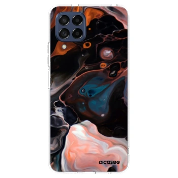 Picasee silikónový prehľadný obal pre Samsung Galaxy M53 5G - Cream