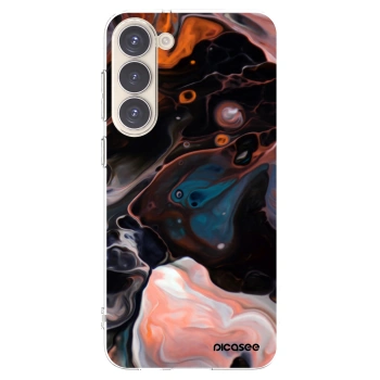 Picasee silikónový prehľadný obal pre Samsung Galaxy S23+ 5G - Cream