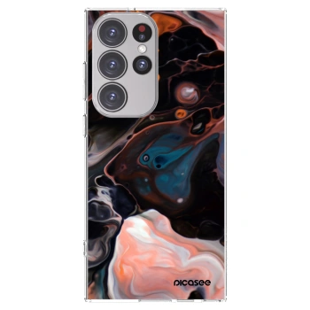 Picasee silikónový prehľadný obal pre Samsung Galaxy S23 Ultra 5G - Cream