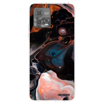 Picasee silikónový prehľadný obal pre Motorola Moto G72 - Cream