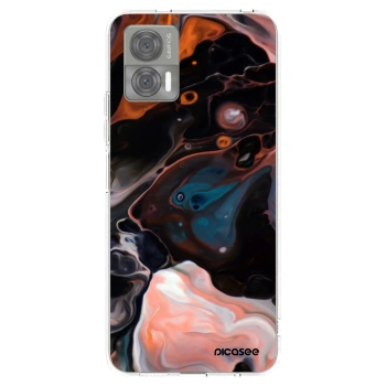 Picasee silikónový prehľadný obal pre Motorola Edge 30 Neo - Cream