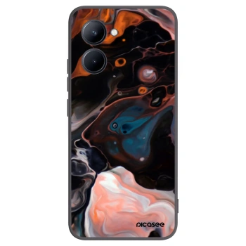 Picasee silikónový čierny obal pre Realme C33 (2023) - Cream