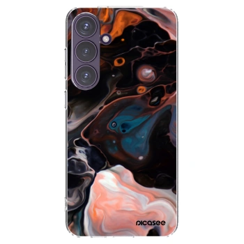 Picasee silikónový prehľadný obal pre Samsung Galaxy S24+ S926B 5G - Cream