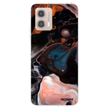 Picasee silikónový prehľadný obal pre Motorola Moto G53 5G - Cream