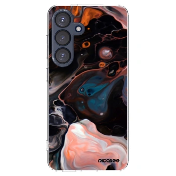 Picasee silikónový prehľadný obal pre Samsung Galaxy S25 5G - Cream