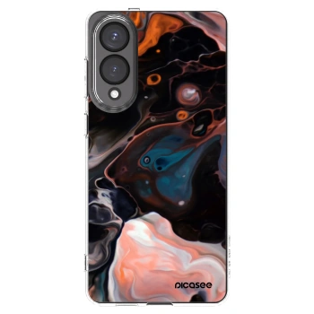 Picasee silikónový prehľadný obal pre Samsung Galaxy S25 Edge 5G - Cream